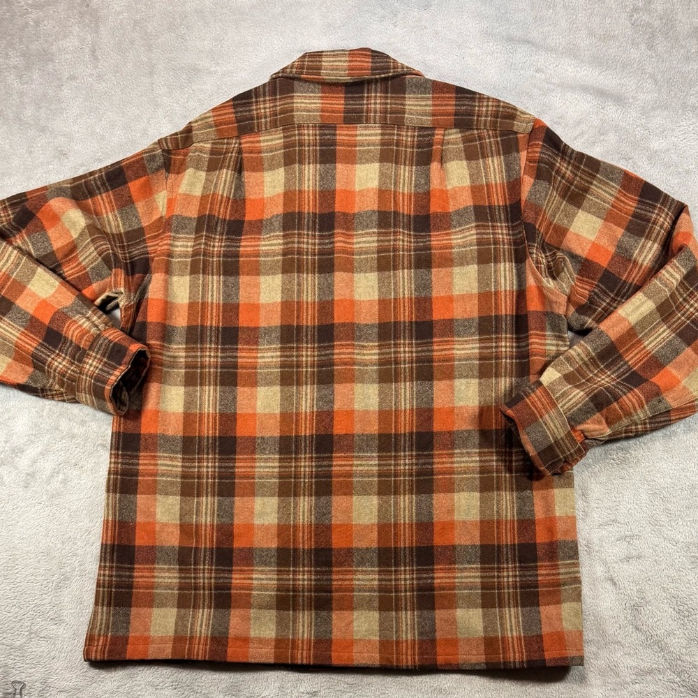 Vintage 70’s Pendleton Boardshirt Loop Collar Rus… - image 4
